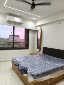 Bedroom Image of 1850 Sq.ft 3 BHK Apartment / Flat for rent in Shri Hari Sky, Bhadaj Ahmedabad for Rs. 30000