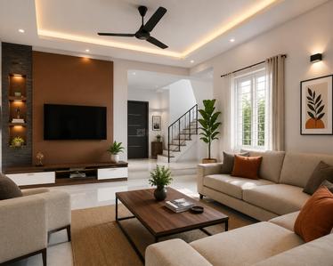 Hall Image of 2000 Sq.ft 3 BHK Independent House for sale in Naikkanal Thrissur for Rs. 9050000
