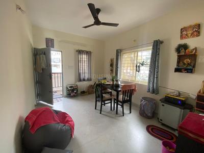 Hall Image of 700 Sq.ft 1 BHK Builder Floor for rent in Murugeshpalya Bengaluru for Rs. 28000