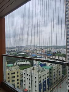 Balcony Image of 1353 Sq.ft 3 BHK Apartment / Flat for rent in Urbanrise On Cloud 33, Bachupally Hyderabad for Rs. 42000