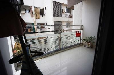 Balcony Image of 1050 Sq.ft 2 BHK Apartment / Flat for sale in Nana Chiloda Ahmedabad for Rs. 5600000