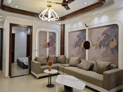Living Room Image of 900 Sq.ft 3 BHK Builder Floor for rent in Razapur Khurd New Delhi for Rs. 27000