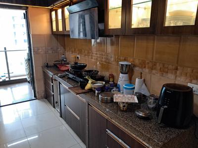 Kitchen Image of 2358 Sq.ft 3 BHK Apartment / Flat for sale in Tata Avenida, New Town Kolkata for Rs. 40000000