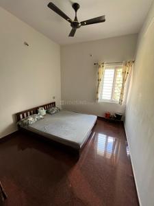 Bedroom Image of 1350 Sq.ft 2 BHK Independent House for rent in Murugeshpalya Bengaluru for Rs. 42000