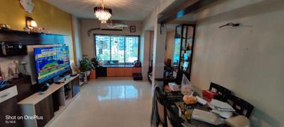 Hall Image of 1100 Sq.ft 3 BHK Apartment / Flat for rent in Thane West Thane for Rs. 46000