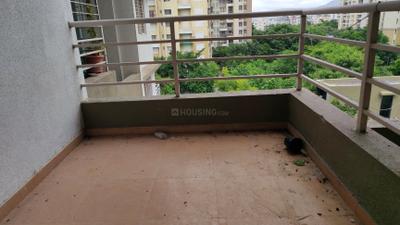 Balcony Image of 680 Sq.ft 1 BHK Apartment / Flat for rent in Nayan Mountscape, Pisoli Pune for Rs. 12500