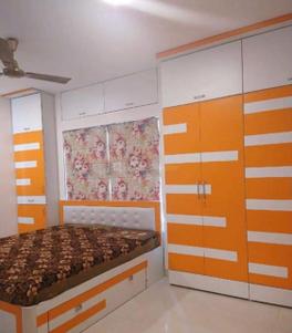 Bedroom Image of 1600 Sq.ft 3 BHK Apartment / Flat for rent in Paranjape Yuthika, Baner Pune for Rs. 42000