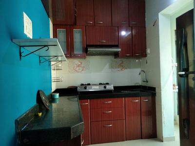 Kitchen Image of 600 Sq.ft 1 BHK Apartment / Flat for rent in Swaraj Symphony, Kharghar Navi Mumbai for Rs. 32000