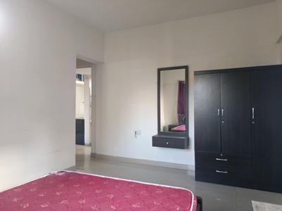 Bedroom Image of 1000 Sq.ft 2 BHK Apartment / Flat for rent in Magarpatta Grevillea, Magarpatta City Pune for Rs. 32000