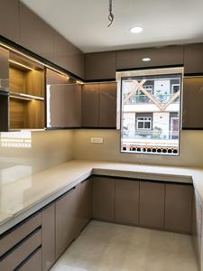 Kitchen Image of 750 Sq.ft 1 BHK Builder Floor for rent in Sector 57 Gurgaon for Rs. 32000