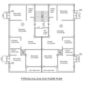 Image of 1053 Sq.ft 3 BHK Apartment / Flat for sale in Madurdaha, Kolkata for Rs. 8700000