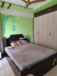 Bedroom Image of 1050 Sq.ft 2 BHK Apartment / Flat for rent in Shaligram Prime, South Bopal Ahmedabad for Rs. 24500