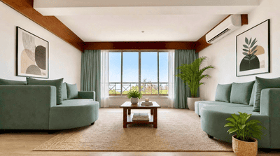 Living Room Image of 1614 Sq.ft 3 BHK Apartment / Flat for sale in Panjim Goa for Rs. 32500000