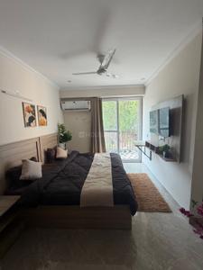 Bedroom Image of 1100 Sq.ft 1 BHK Builder Floor for rent in Sector 51 Gurgaon for Rs. 27000