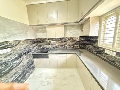 Kitchen Image of 600 Sq.ft 1 BHK Independent House for rent in Varanasi Bengaluru for Rs. 15000