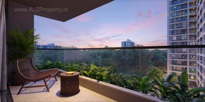 Balcony Image of 1485 Sq.ft 2 BHK Apartment / Flat for rent in Dev Aashish Z Plus, Naroda Ahmedabad for Rs. 15000