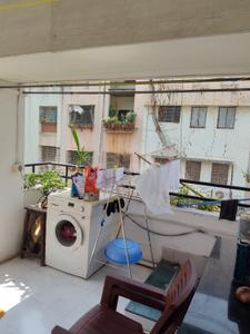 Balcony Image of 1050 Sq.ft 2 BHK Apartment / Flat for rent in Kothrud Pune for Rs. 40000