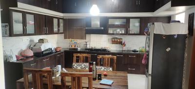 Kitchen Image of 1460 Sq.ft 3 BHK Apartment / Flat for sale in Soorya Serenity, Horamavu Bengaluru for Rs. 6800000