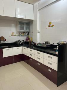 Kitchen Image of 1000 Sq.ft 2 BHK Apartment / Flat for rent in Kumar Corp Pinnacle, Sangamvadi Pune for Rs. 35000