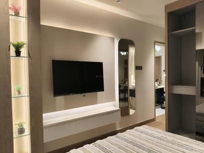 Bedroom Image of 965 Sq.ft 2 BHK Apartment / Flat for rent in Ajmera Cosmic Heights, Wadala East Mumbai for Rs. 67000