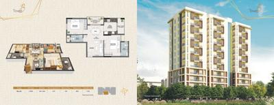 Image of 923 Sq.ft 2 BHK Apartment / Flat for sale in SRC Signature, Trisulia, Cuttack for Rs. 7272000