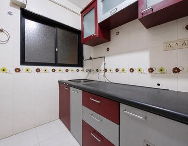 Kitchen Image of 560 Sq.ft 1 BHK Apartment / Flat for sale in Advance Galaxy, Kharghar Navi Mumbai for Rs. 7000000