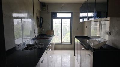 Kitchen Image of 1450 Sq.ft 3 BHK Apartment / Flat for rent in Poonam Vaishno Heights, Malad East Mumbai for Rs. 90000
