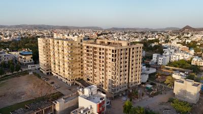 Image of 1644 Sq.ft 3 BHK Apartment / Flat for sale in Sambhavnath Complex A Block Rishab Tower, Hiran Magri, Udaipur for Rs. 7398000