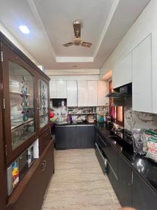 Kitchen Image of 1250 Sq.ft 3 BHK Apartment / Flat for sale in Rajendra Nagar Ghaziabad for Rs. 10700000