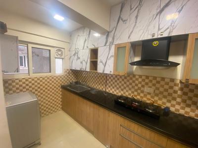 Kitchen Image of 1010 Sq.ft 2 BHK Apartment / Flat for rent in Sattva Laurel Heights, Jalahalli West Bengaluru for Rs. 41000