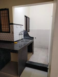 Kitchen Image of 900 Sq.ft 3 BHK Builder Floor for rent in Chaitanya Greens, Saddu Raipur for Rs. 10000