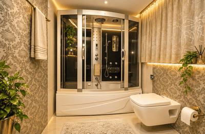 Bathroom Image of 4500 Sq.ft 5 BHK Independent House for sale in Tungarli Lonavala for Rs. 80000000