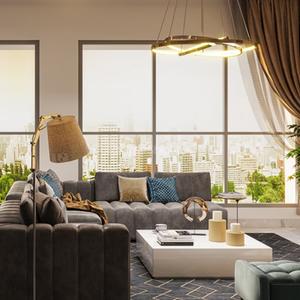 Hall Image of 1377 Sq.ft 3 BHK Apartment / Flat for sale in Omnetra Malad Vrindavan CHSL, Malad West Mumbai for Rs. 26500000