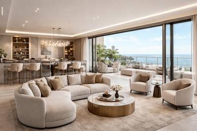 Hall Image of 2367 Sq.ft 3 BHK Apartment / Flat for sale in Rustomjee Ashiana, Juhu Mumbai for Rs. 97500000