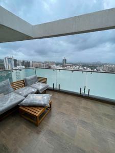 Balcony Image of 2000 Sq.ft 4 BHK Apartment / Flat for rent in Pharande Puneville Phase I, Punawale Pune for Rs. 72000