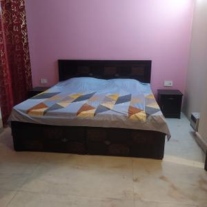 Bedroom Image of 1400 Sq.ft 2 BHK Builder Floor for rent in Sector 46 Gurgaon for Rs. 40000