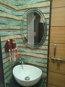 Bathroom Image of 1500 Sq.ft 1 BHK Independent House for rent in Pokharni Nanded for Rs. 11000
