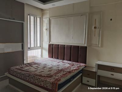 Bedroom Image of 1000 Sq.ft 3 BHK Apartment / Flat for rent in Pradhan Pristine, Bagmugaliya Bhopal for Rs. 35000