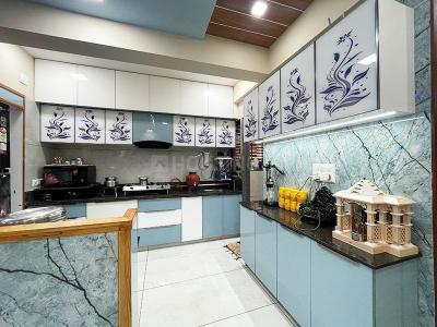Kitchen Image of 1800 Sq.ft 3 BHK Apartment / Flat for sale in Seventh Bliss, Gota Ahmedabad for Rs. 13100000