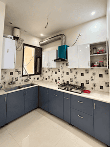 Kitchen Image of 1550 Sq.ft 3 BHK Apartment / Flat for sale in Lohgarh Zirakpur for Rs. 5500000
