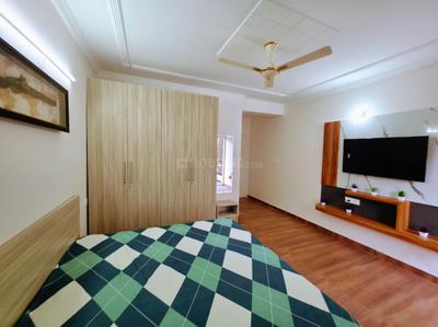 Bedroom Image of 700 Sq.ft 1 BHK Builder Floor for rent in Sector 46 Gurgaon for Rs. 38000
