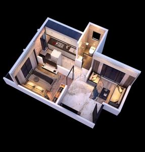 Image of 650 Sq.ft 1 BHK Apartment / Flat for sale in Thakurli, Thane for Rs. 4200000
