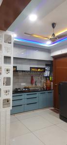 Kitchen Image of 700 Sq.ft 2 BHK Apartment / Flat for rent in Aawaass River Front, Randesan Gandhinagar for Rs. 19000