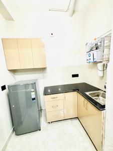 Kitchen Image of 593 Sq.ft 1 RK Independent House for rent in Sector 52 Gurgaon for Rs. 21000