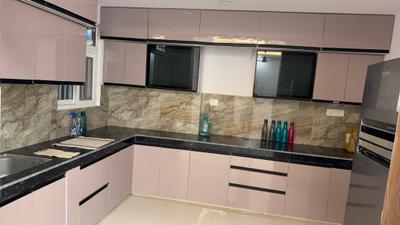 Kitchen Image of 1800 Sq.ft 3 BHK Apartment / Flat for rent in Blue Mountain, Kalli Pashchim Lucknow for Rs. 35000