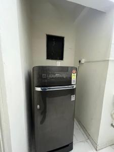 Kitchen Image of 760 Sq.ft 1 BHK Apartment / Flat for rent in Shree Raj Keshav Complex, Pankaj Nagar Surat for Rs. 17000