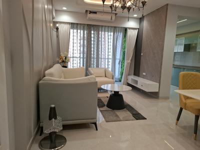 Living Room Image of 1400 Sq.ft 3 BHK Apartment / Flat for sale in Millennium Celesta, Kharghar Navi Mumbai for Rs. 16500000