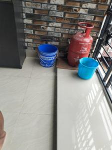Balcony Image of 1000 Sq.ft 3 BHK Apartment / Flat for rent in Nagerbazar Kolkata for Rs. 23000