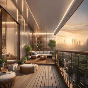 Balcony Image of 1111 Sq.ft 3 BHK Apartment / Flat for sale in Lodha Bellevue, Mahalakshmi Mumbai for Rs. 59900000