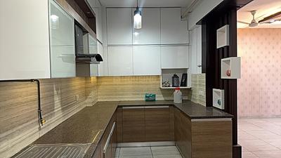Kitchen Image of 1620 Sq.ft 3 BHK Apartment / Flat for rent in ABA Cleo County, Sector 121 Noida for Rs. 58000